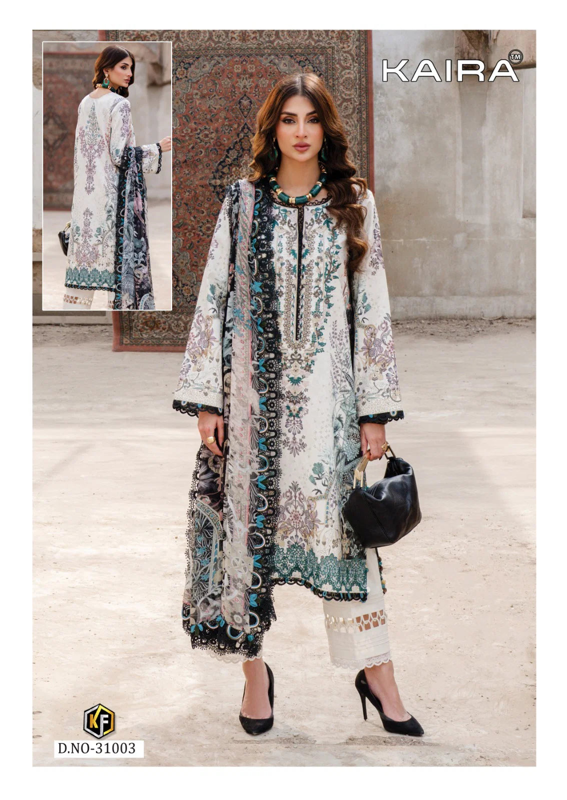 Keval Kaira Vol 31 Readymade Cotton Karachi Kurti Pant With Dupatta