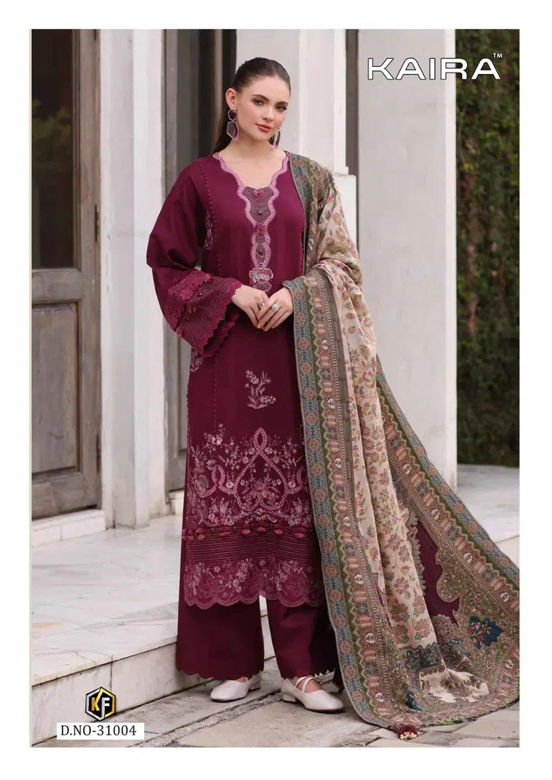 Keval Kaira Vol 31 Readymade Cotton Karachi Kurti Pant With Dupatta