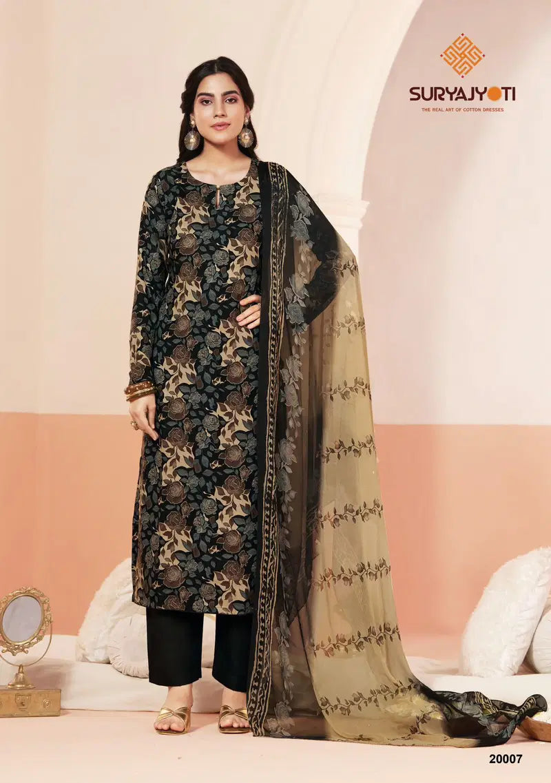 Suryajyoti Princess Vol 20 Rayon Printed Dress Material Collection