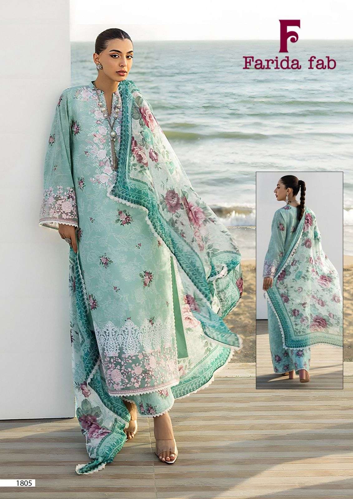 Farida Firdous Queen Vol 18 Readymade Cotton Printed Kurti Set Collection
