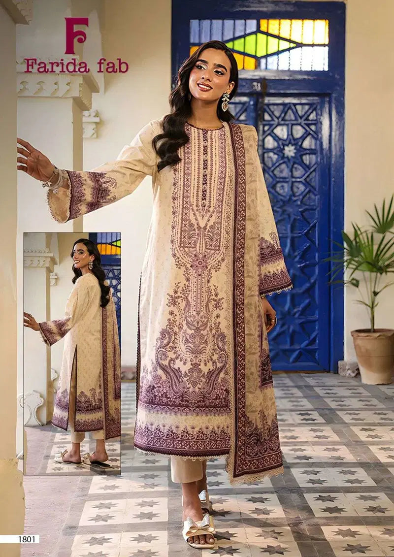 Farida Firdous Queen Vol 18 Readymade Cotton Printed Kurti Set Collection