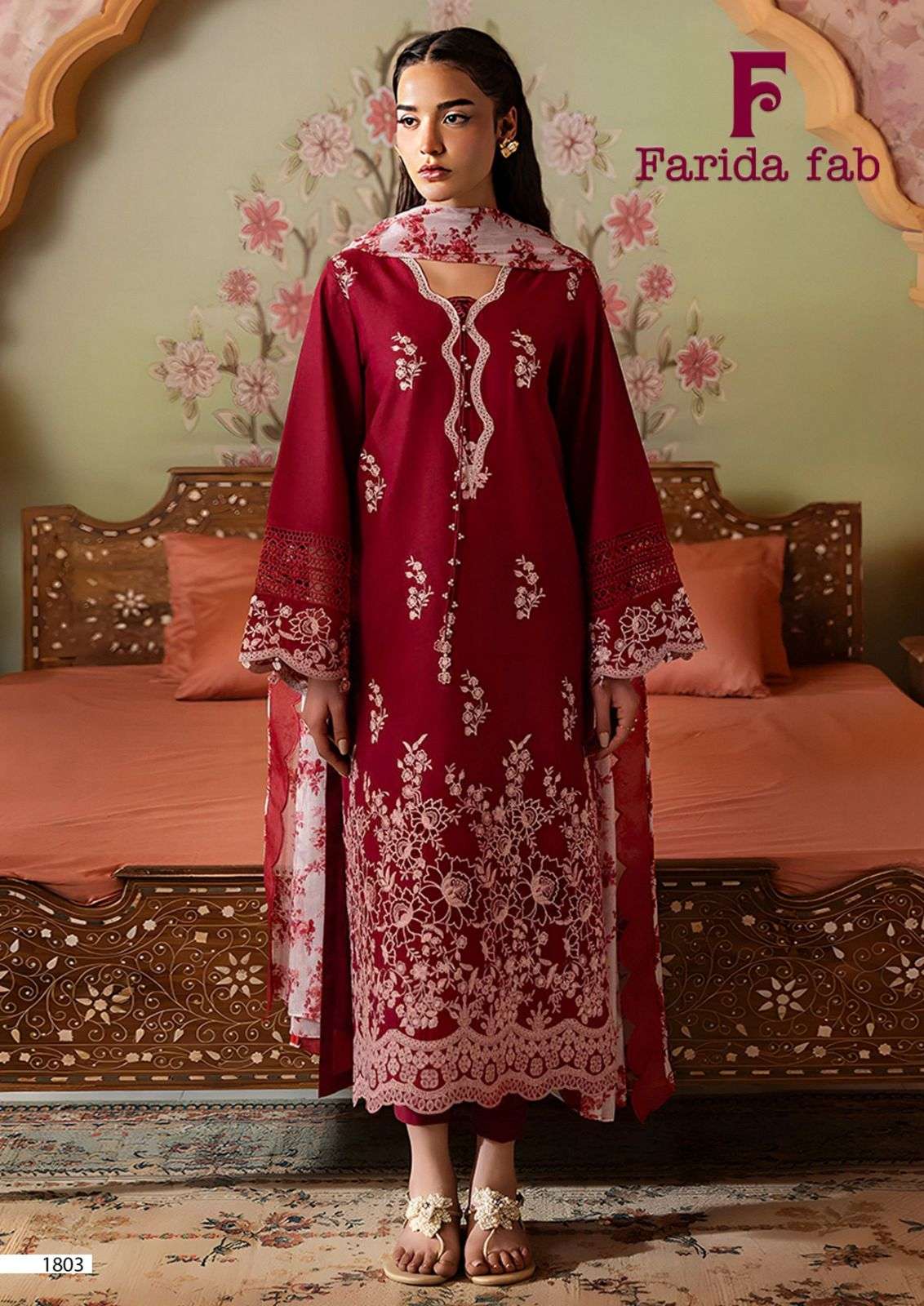 Farida Firdous Queen Vol 18 Readymade Cotton Printed Kurti Set Collection