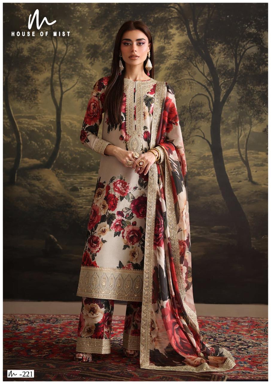 House Of Mist Ghazal Vol 23 Readymade Karachi Kurti Set Collection