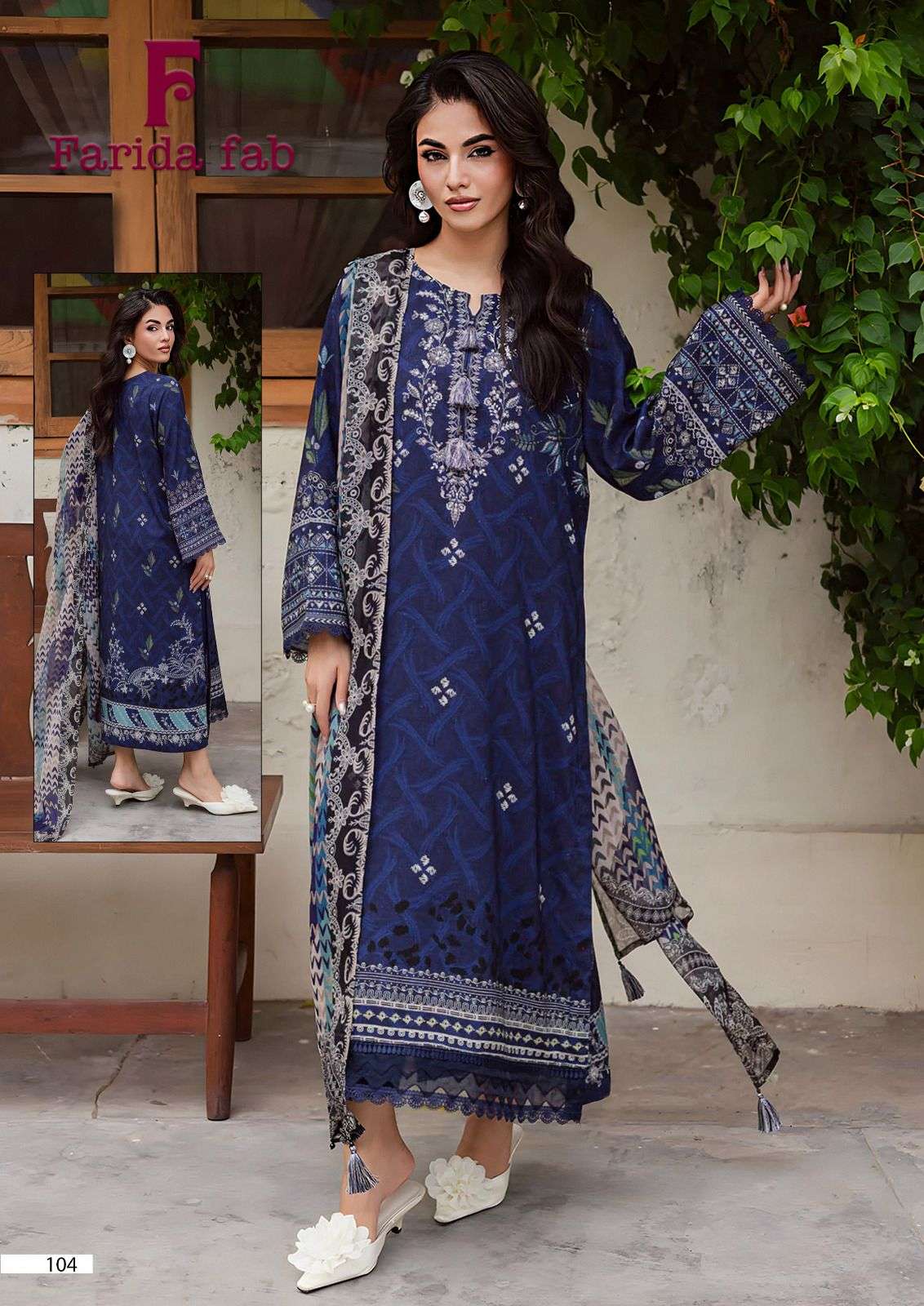 Farida Bin Saeed Readymade Cotton Printed Pakistani Kurti Set Collection