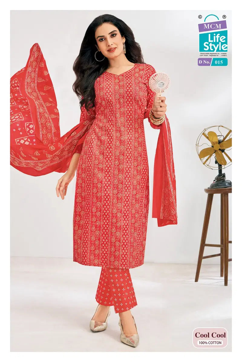 Mcm Cool Cool Vol 1 Readymade Cotton Kurti Pant With Dupatta