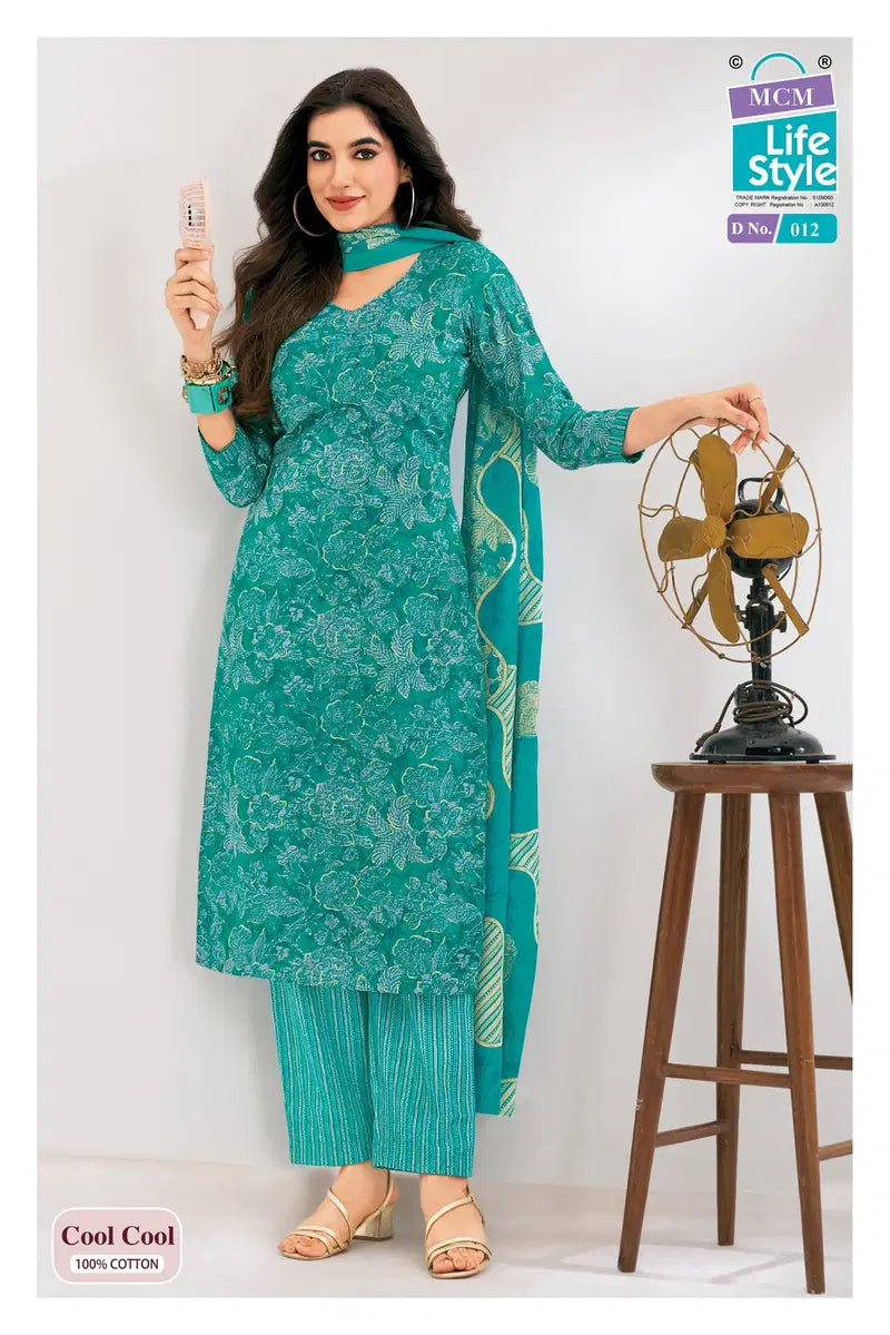 Mcm Cool Cool Vol 1 Readymade Cotton Kurti Pant With Dupatta