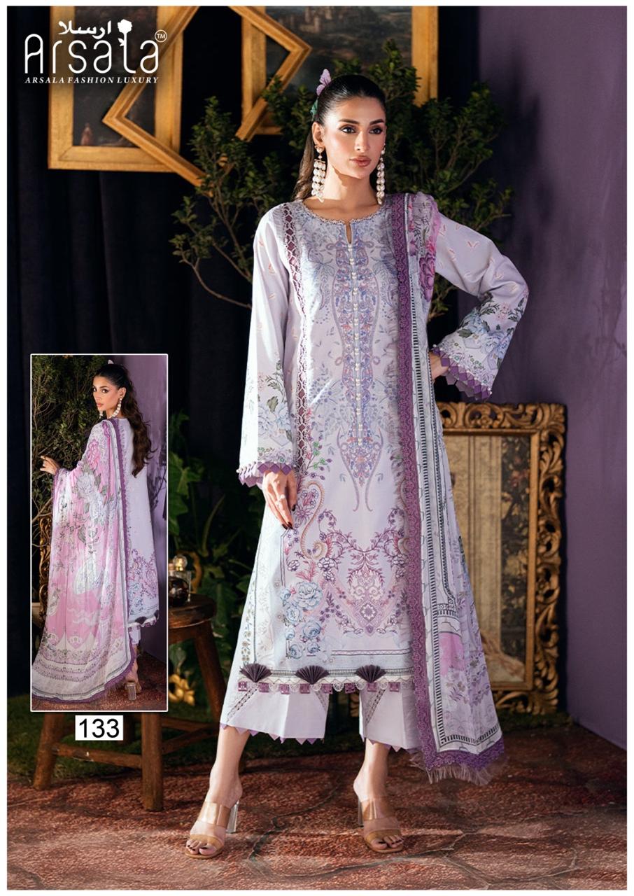 Arsala Amara Vol 4 Readymade Cotton Karachi Kurti Pant With Dupatta