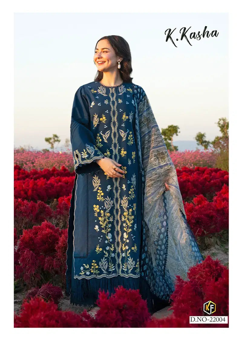 Keval K Kasha Vol 22 Readymade Cotton Printed Kurti Pant With Dupatta
