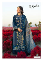 Keval K Kasha Vol 22 Readymade Cotton Printed Kurti Pant With Dupatta