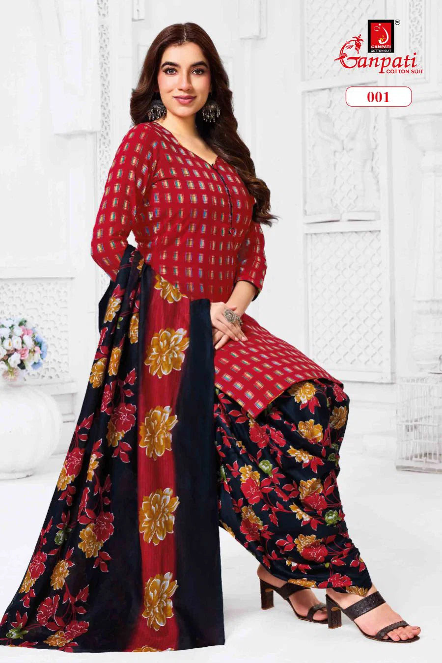 Ganpati Kaju Katli Vol 1 Readymade Cotton Patiyala Dress