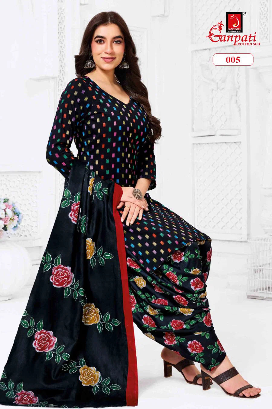 Ganpati Kaju Katli Vol 1 Readymade Cotton Patiyala Dress