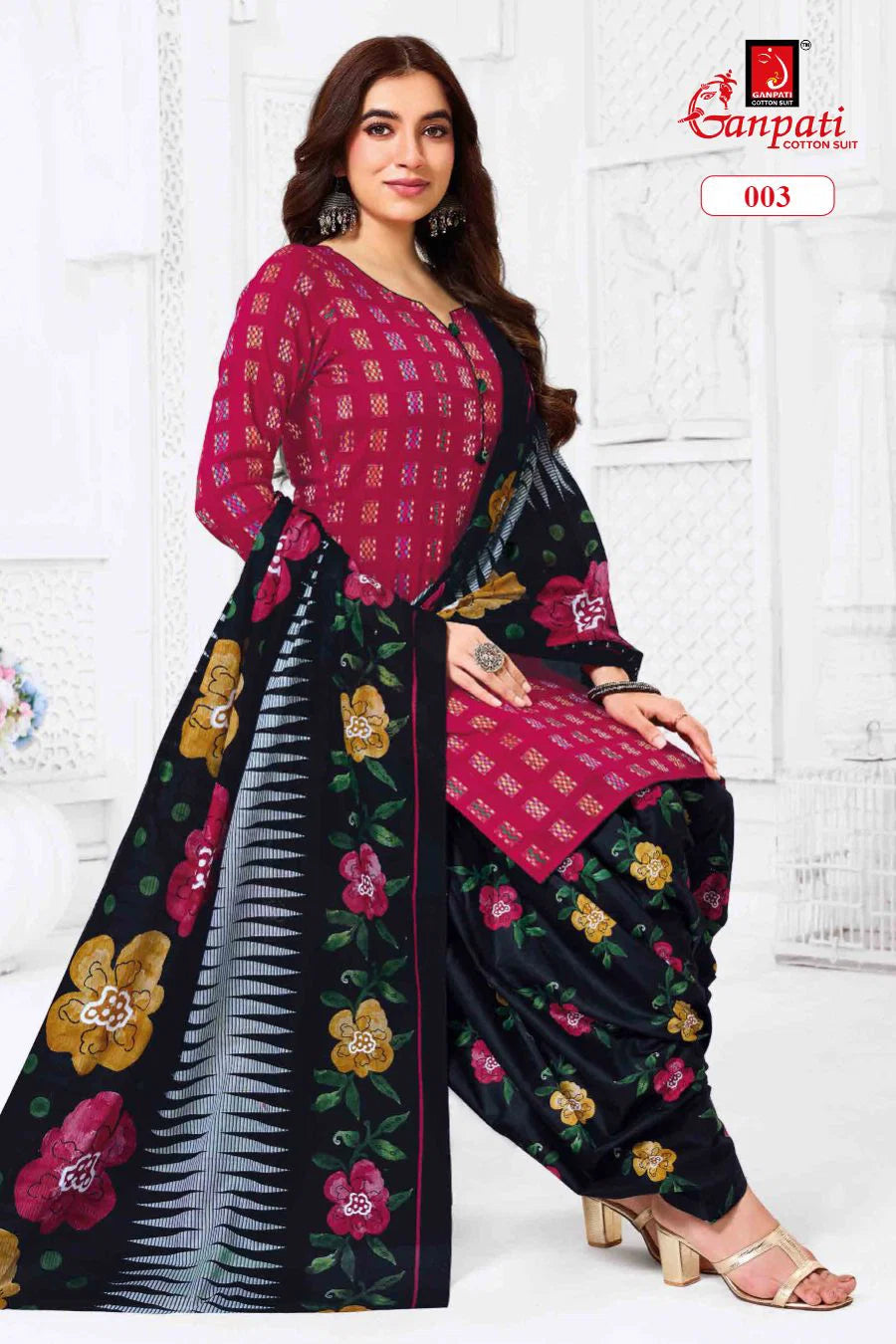 Ganpati Kaju Katli Vol 1 Readymade Cotton Patiyala Dress