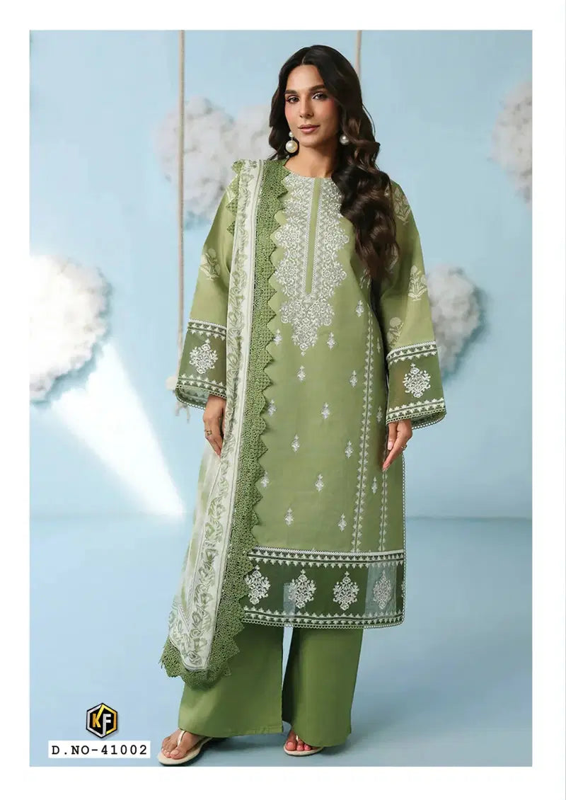 Keval Maria B Vol 411 Readymade Cotton Karachi Kurti Pant With Dupatta