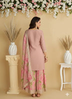 Kf 10071 Chinon Silk Sequence Worked Party Wear Salwar Suit Collection