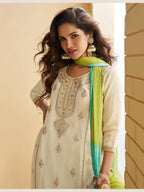 Kf 10069 Chinon Silk Digital Printed Salwar Suit Collection