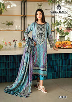 Gull A Ahmed Gull Banu Vol 12 Cambridge Printed Karachi Dress Material