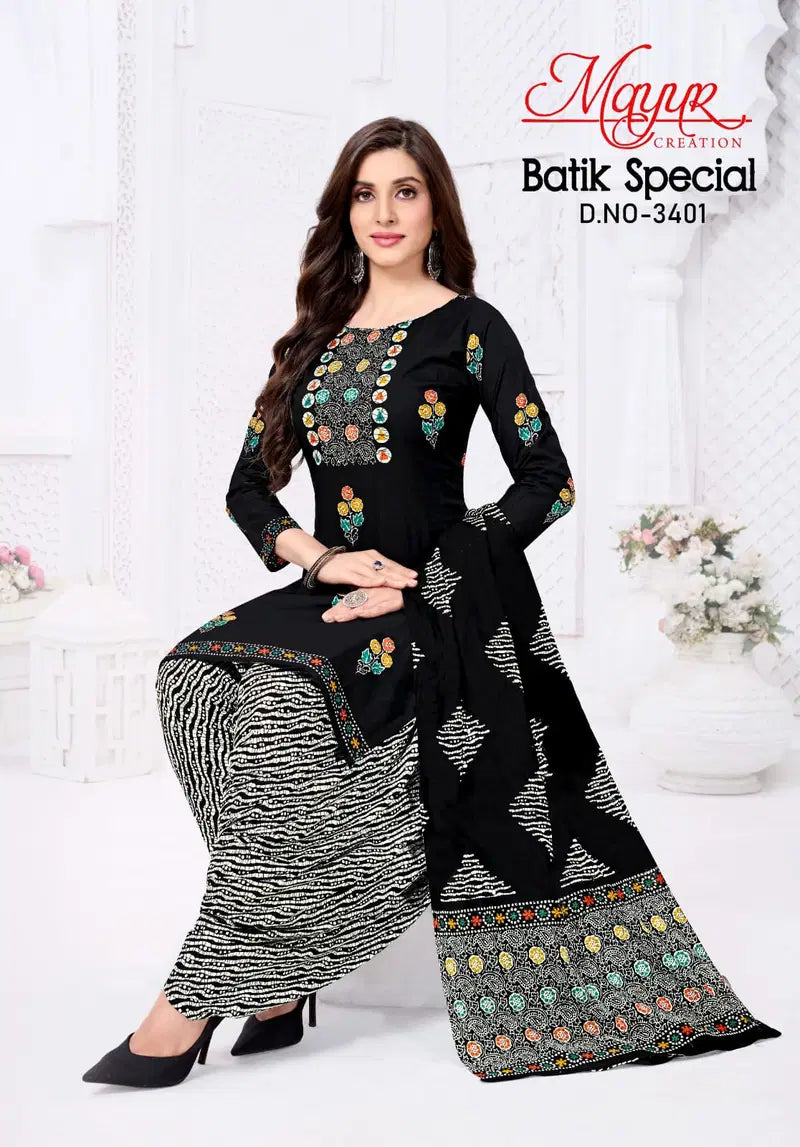 Mayur Batik Vol 34 Cotton Printed Dress Material Collection