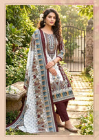 Nafisa Cotton Esra Vol 12 Cotton Printed Karachi Dress Material Collection
