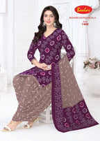 Baalar Bandhani Patiyala Vol 14 Cotton Printed Dress Material Collection