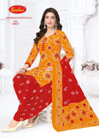 Baalar Bandhani Patiyala Vol 14 Cotton Printed Dress Material Collection