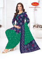 Baalar Bandhani Patiyala Vol 14 Cotton Printed Dress Material Collection