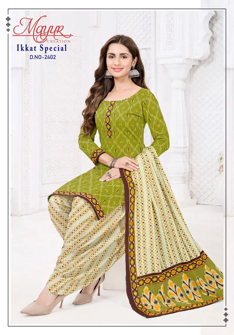 Mayur Ikkat Special Vol 24 Cotton Printed Dress Material Collection