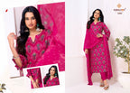Suryajyoti Naishaa Vol 52 Jaam Satin Printed Dress Material Collection