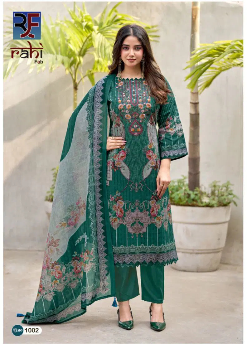 Rahi Red Orchid Vol 1 Cotton Karachi Dress Material Collection