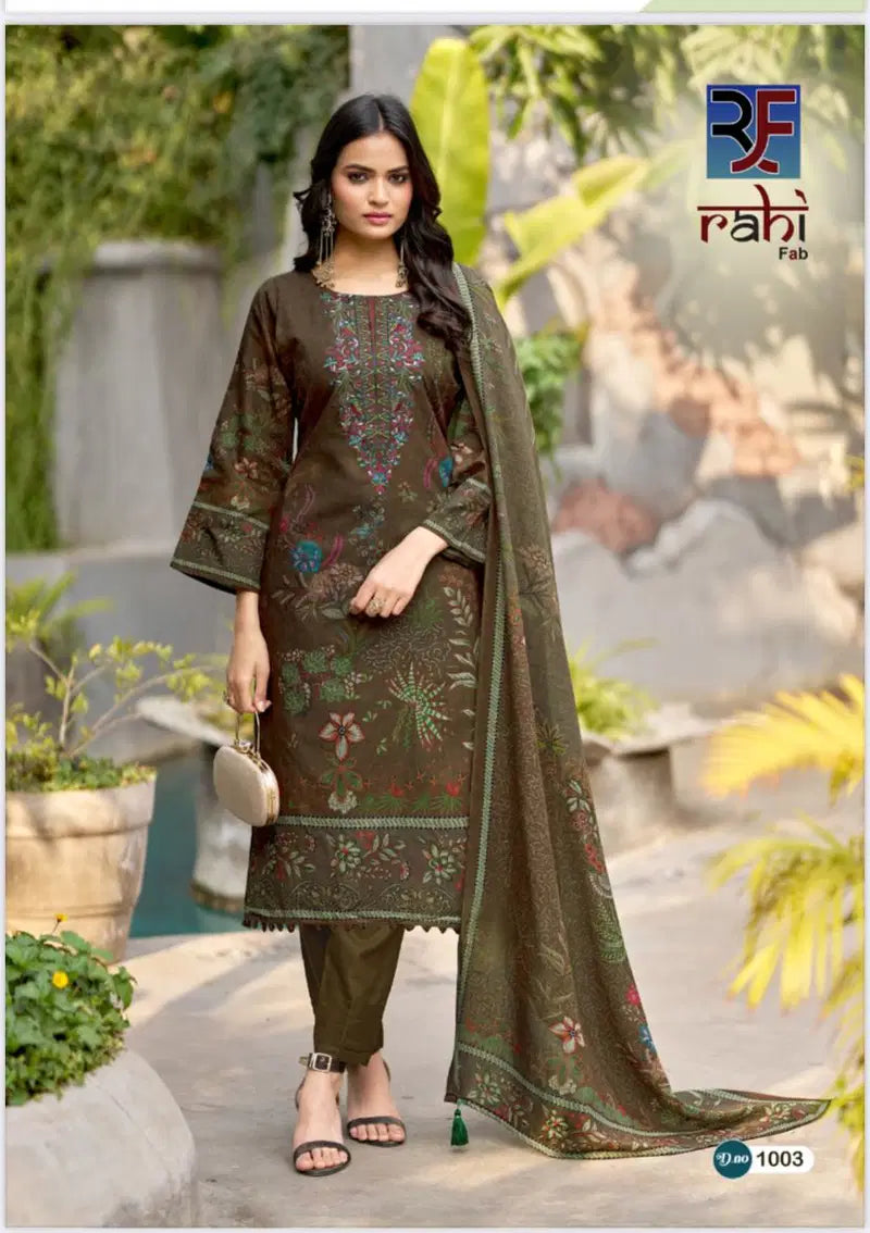 Rahi Red Orchid Vol 1 Cotton Karachi Dress Material Collection