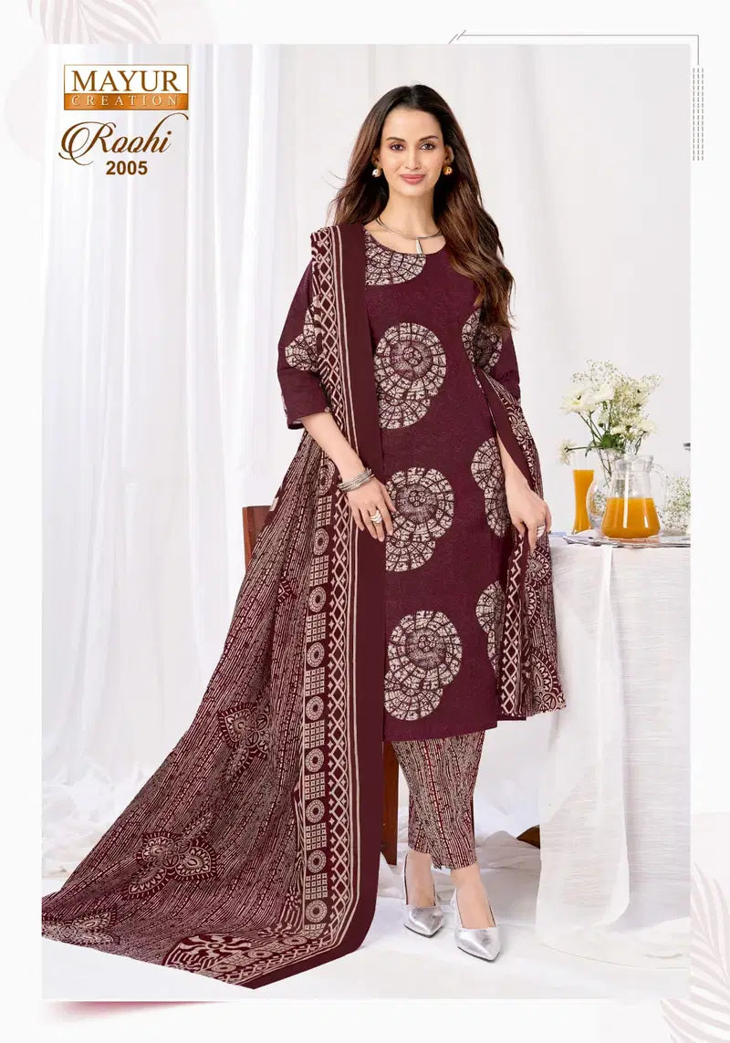 Mayur Roohi Vol 2 Cotton Printed Dress Material Collection