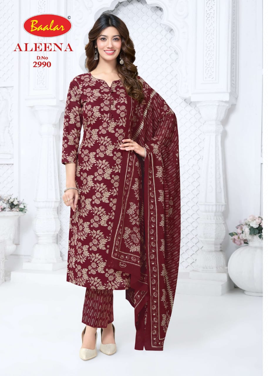 Baalar Aleena Vol 29 Cotton Printed Dress Material Collection