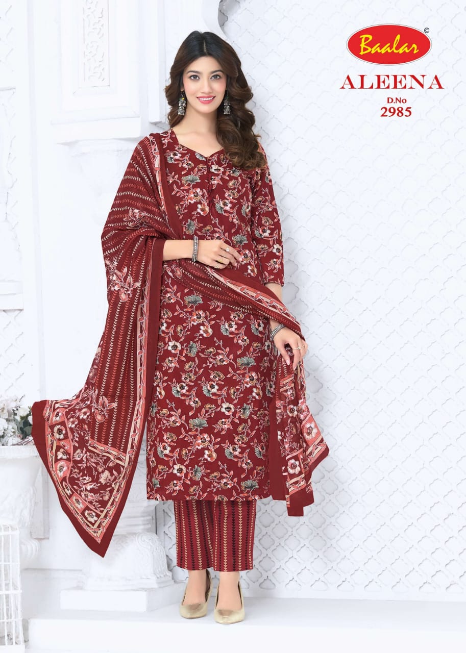 Baalar Aleena Vol 29 Cotton Printed Dress Material Collection