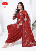 Baalar Cristal Patiyala Vol 12 Cotton Printed Dress Material