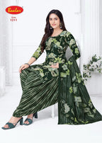 Baalar Cristal Patiyala Vol 12 Cotton Printed Dress Material