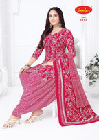 Baalar Cristal Patiyala Vol 12 Cotton Printed Dress Material