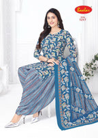 Baalar Cristal Patiyala Vol 12 Cotton Printed Dress Material