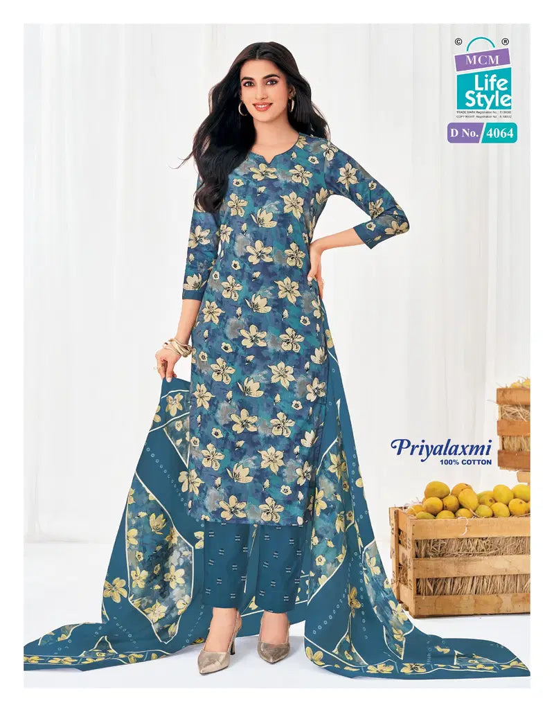 Mcm Priyalaxmi Vol 40 Cotton Printed Fancy Dress Material