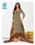 Mcm Priyalaxmi Vol 40 Cotton Printed Fancy Dress Material