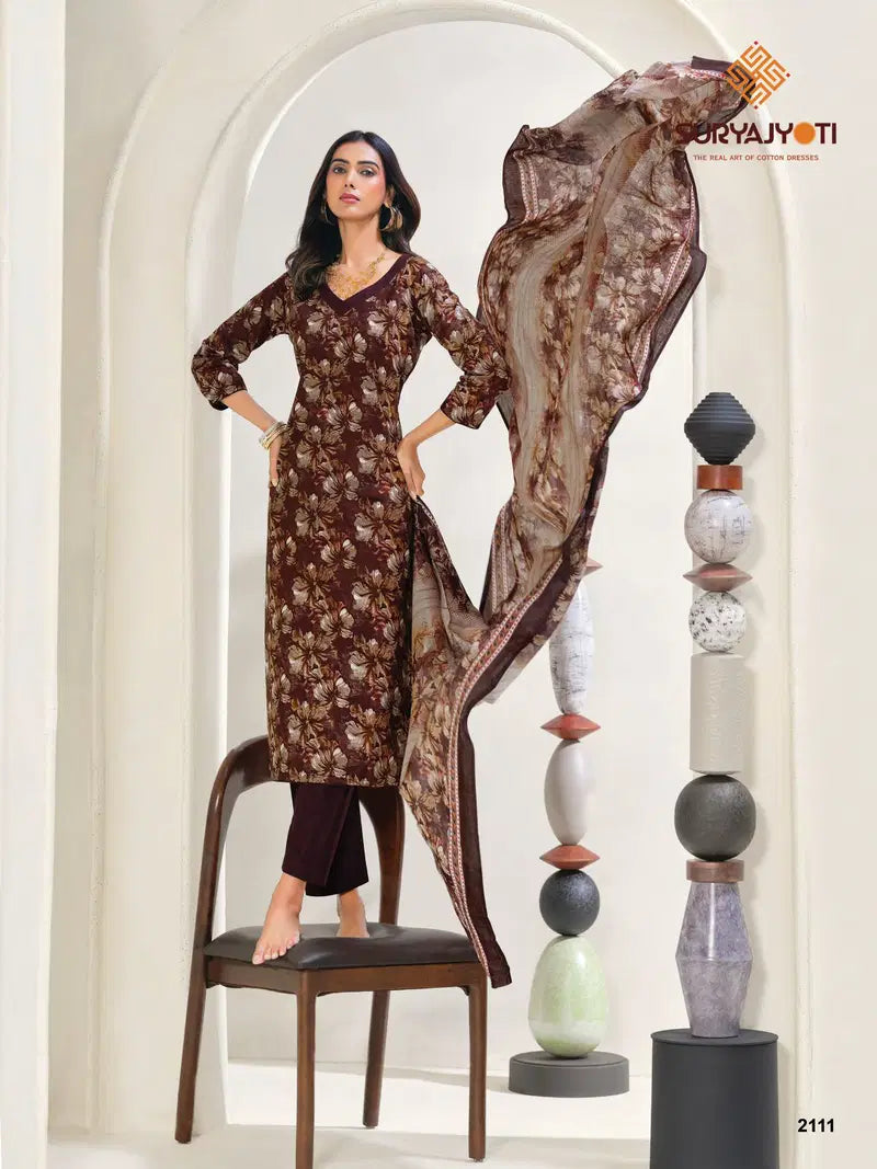 Suryajyoti Zion Cotton Vol 21 Cotton Printed Dress Material Collection
