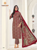 Suryajyoti Zion Cotton Vol 21 Cotton Printed Dress Material Collection