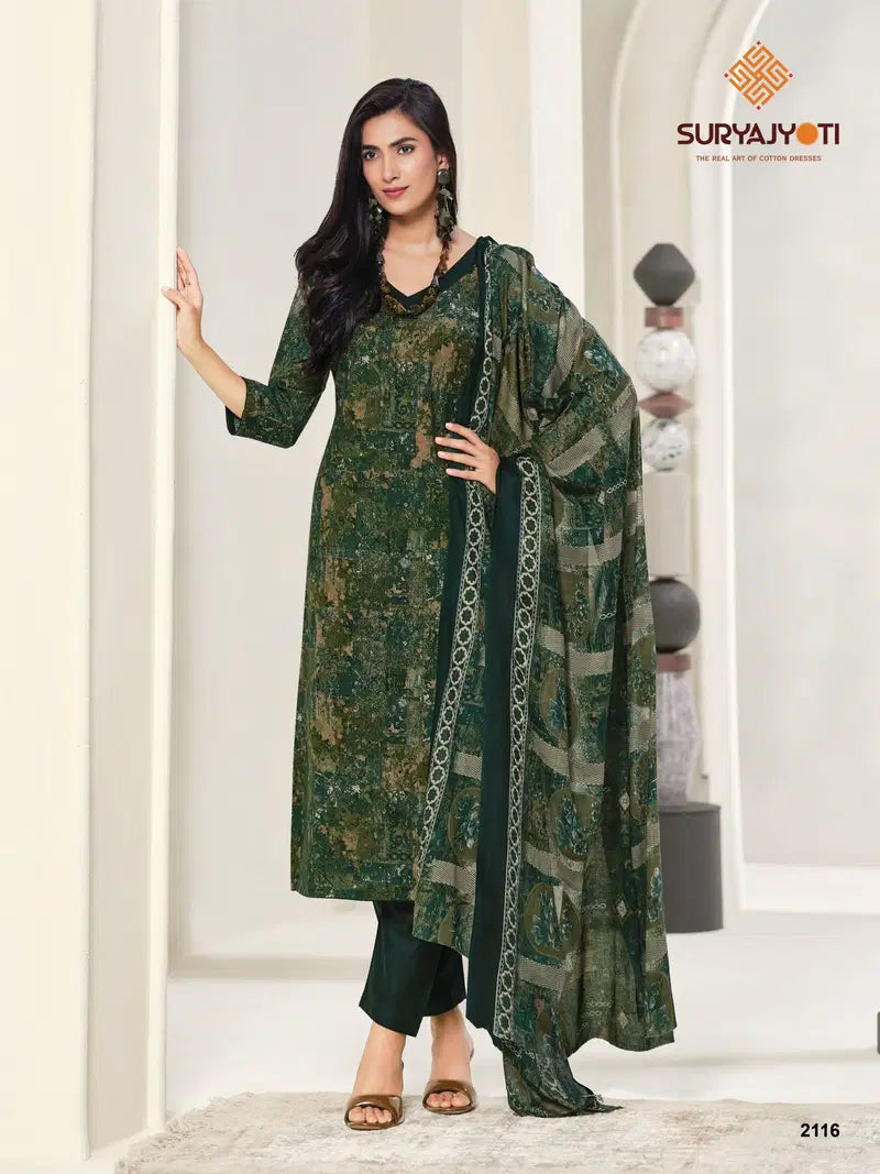 Suryajyoti Zion Cotton Vol 21 Cotton Printed Dress Material Collection