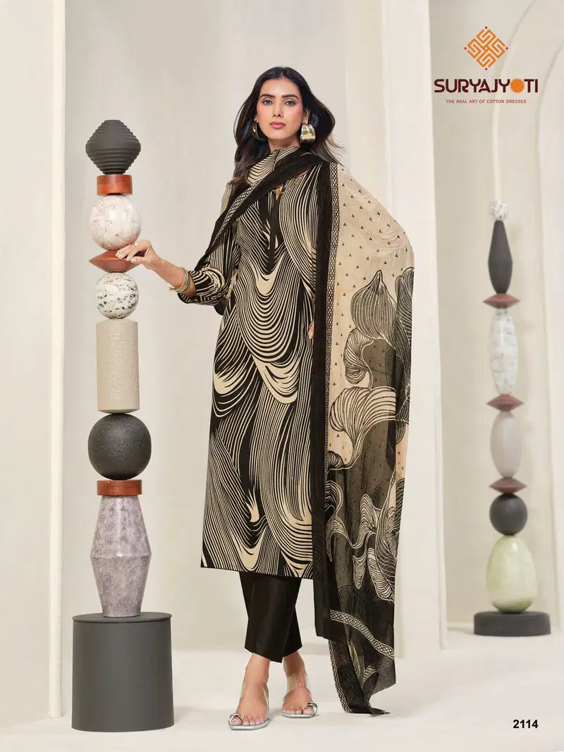 Suryajyoti Zion Cotton Vol 21 Cotton Printed Dress Material Collection