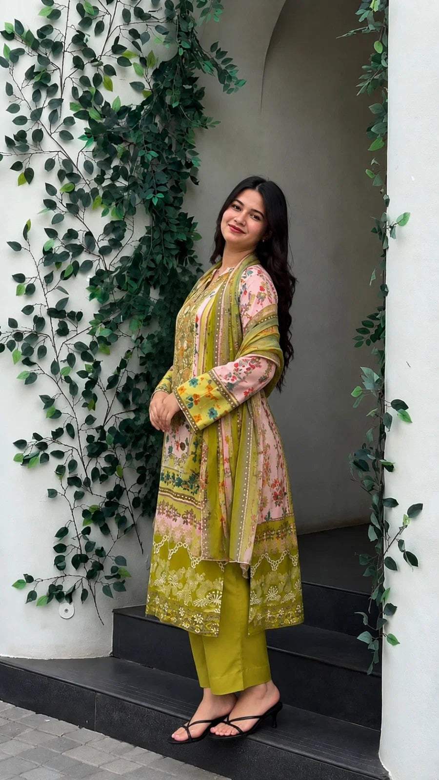 Yd 070 Chiffon Dupatta Heavy Cotton Printed Pakistani Salwar Kameez