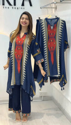 Yd 069 Muslin Cotton Printed Fancy Kurti With Bottom Collection