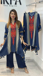Yd 069 Muslin Cotton Printed Fancy Kurti With Bottom Collection