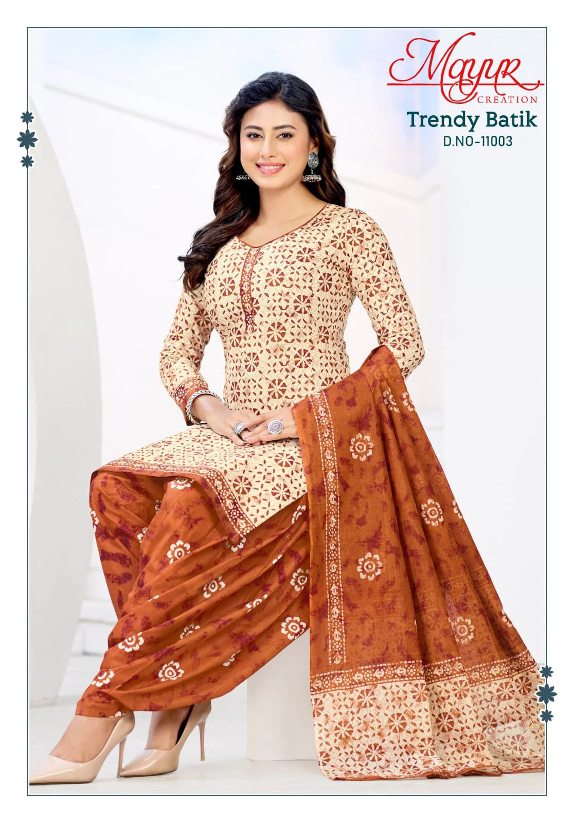 Mayur Trendy Batik Vol 11 Pure Cotton Printed Dress Material Collection