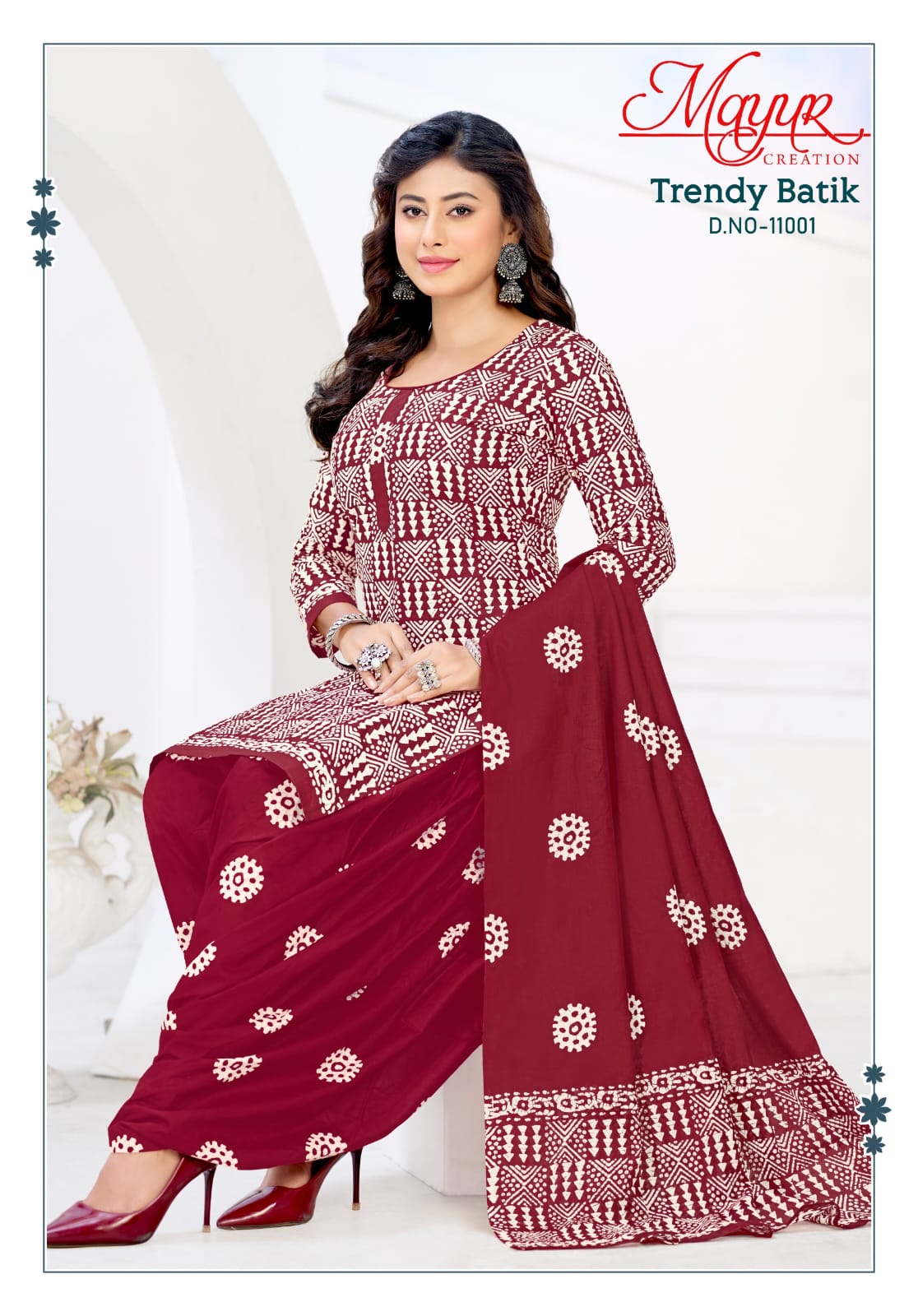 Mayur Trendy Batik Vol 11 Pure Cotton Printed Dress Material Collection