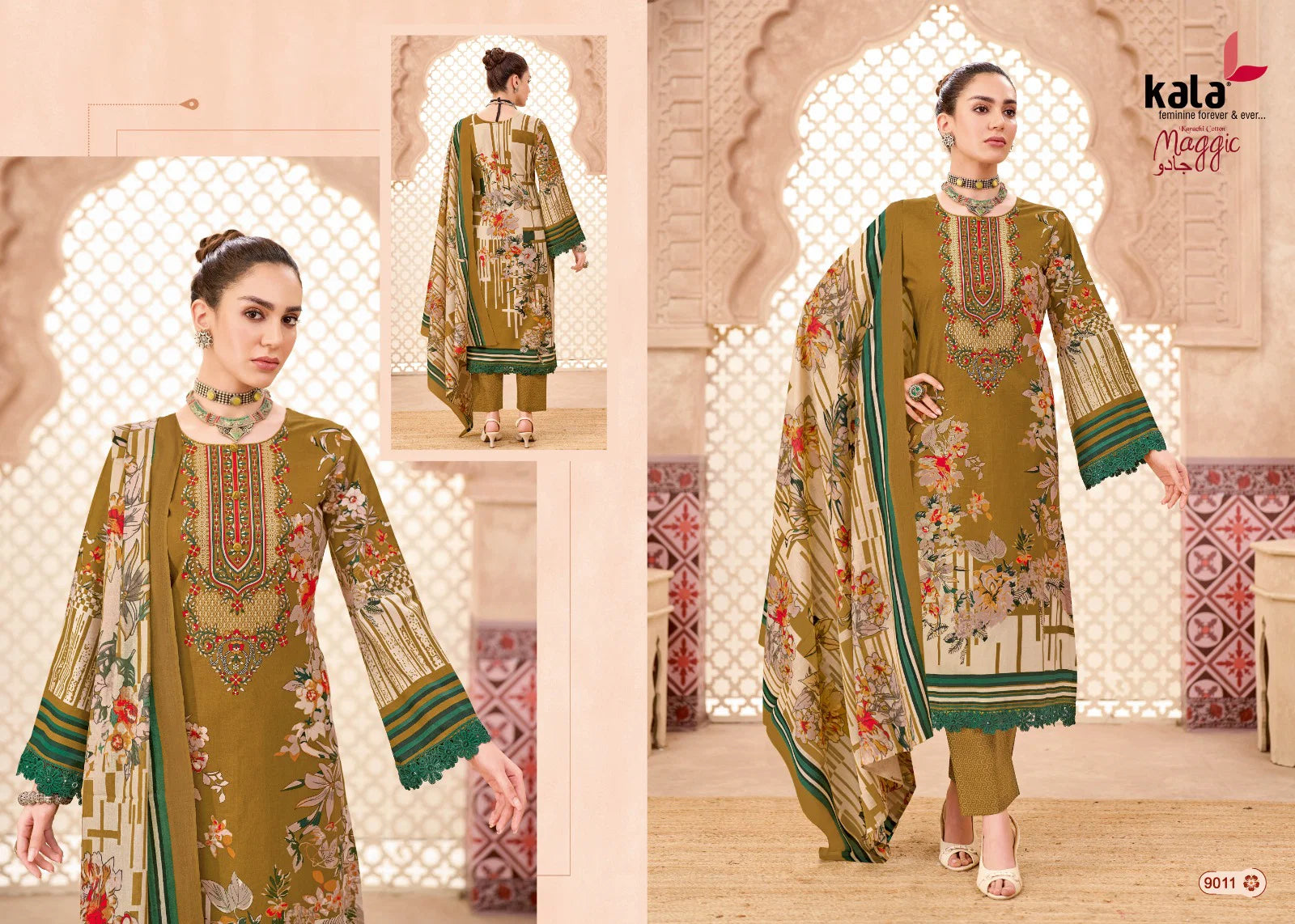 Kala Maggic Vol 24 Cotton Printed Karachi Dress Material Collection