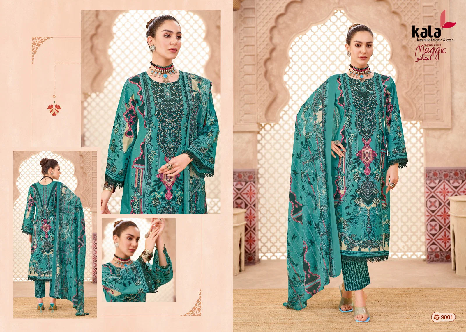 Kala Maggic Vol 24 Cotton Printed Karachi Dress Material Collection