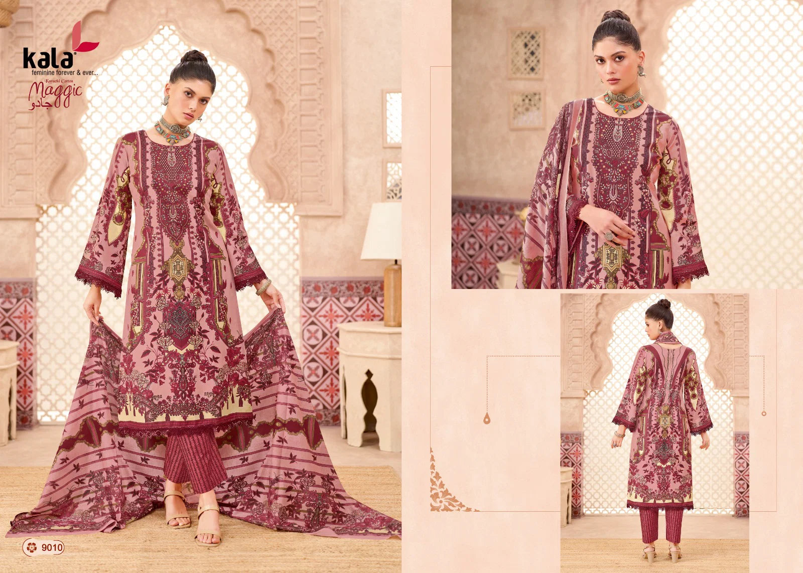 Kala Maggic Vol 24 Cotton Printed Karachi Dress Material Collection